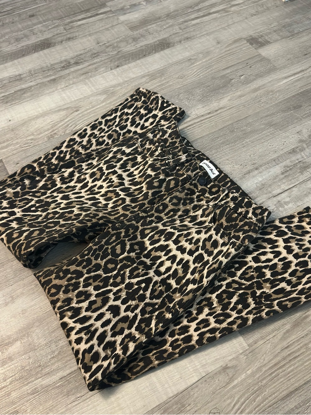 Studio blue size 27 Leopard Print Pants - Brown/Black